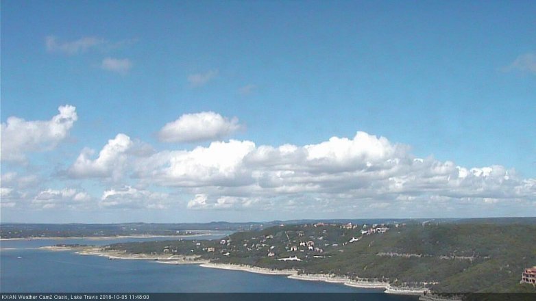 Lake Travis webcam, October 5, 2018 10:50 AM CT
