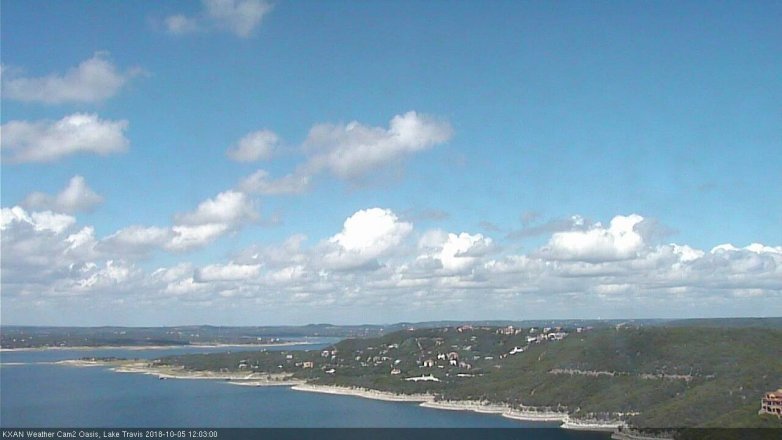 Lake Travis webcam, October 5, 2018 11:05 AM CT