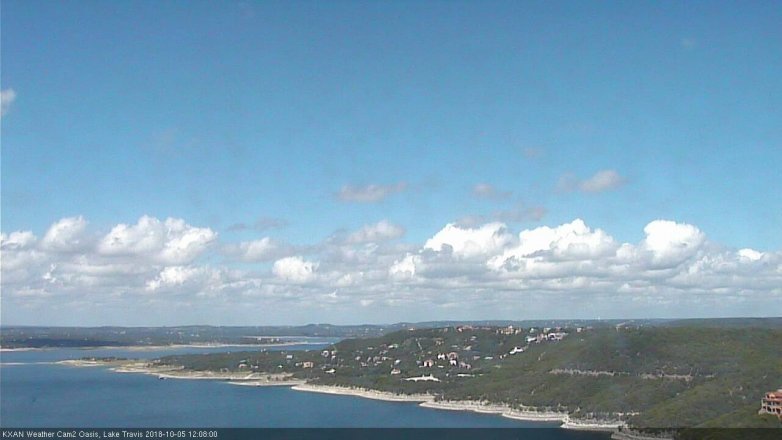 Lake Travis webcam, October 5, 2018 11:10 AM CT