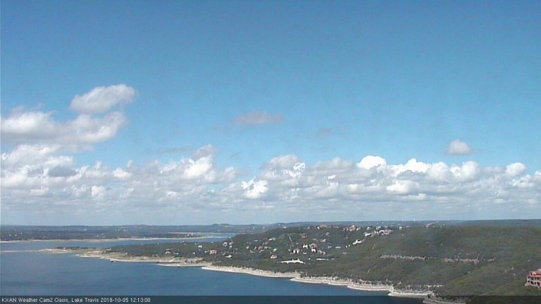 Lake Travis webcam, October 5, 2018 11:15 AM CT