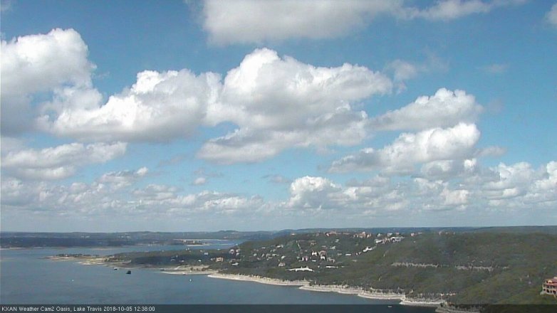 Lake Travis webcam, October 5, 2018 11:40 AM CT