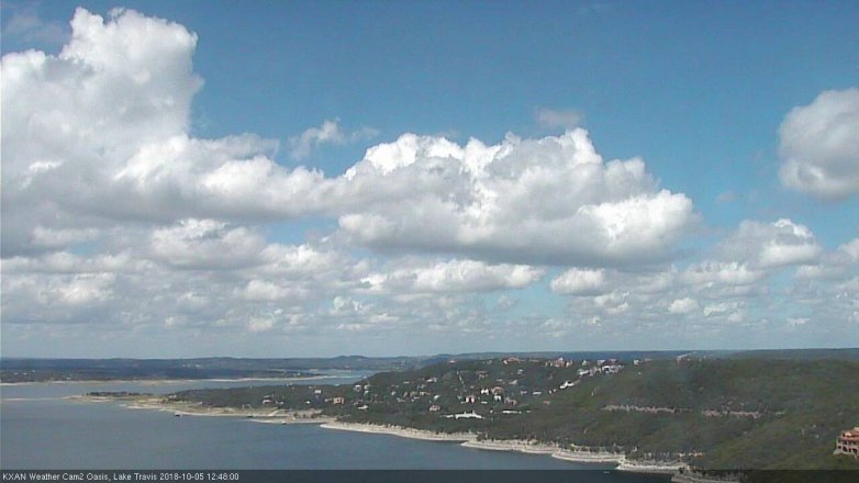 Lake Travis webcam, October 5, 2018 11:50 AM CT