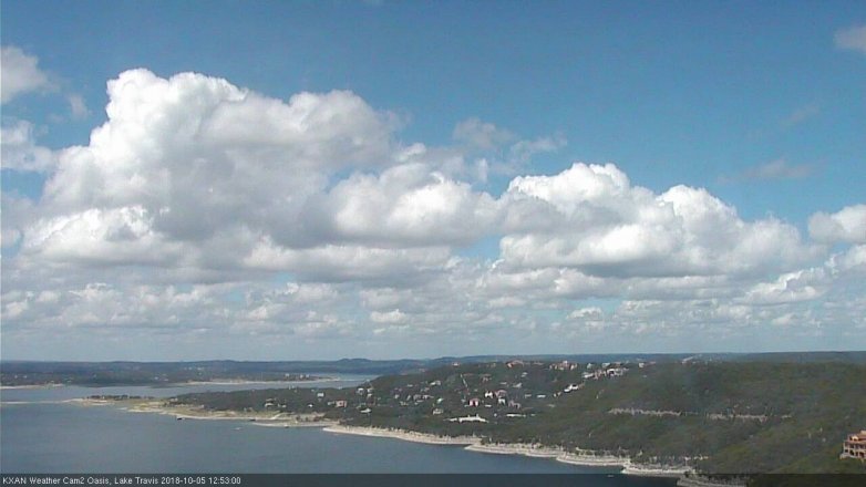 Lake Travis webcam, October 5, 2018 11:55 AM CT