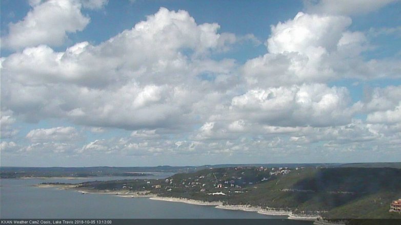 Lake Travis webcam, October 5, 2018 12:15 PM CT