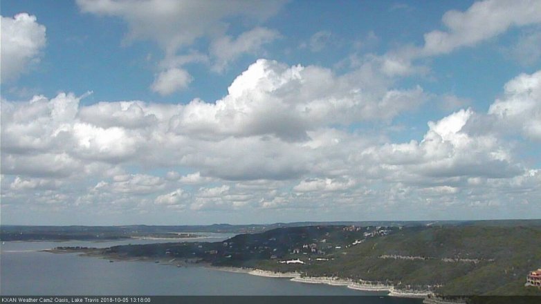 Lake Travis webcam, October 5, 2018 12:20 PM CT