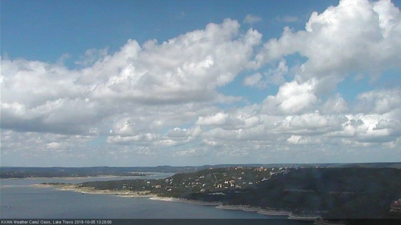 Lake Travis webcam, October 5, 2018 12:30 PM CT