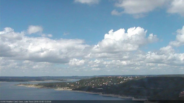 Lake Travis webcam, October 5, 2018 12:35 PM CT