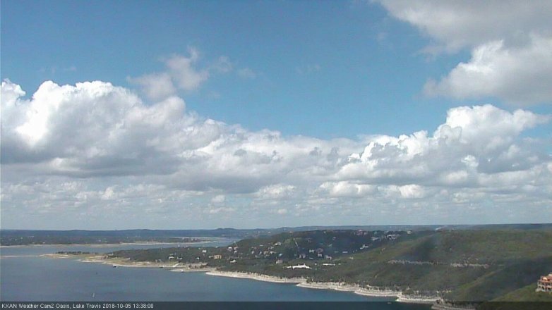 Lake Travis webcam, October 5, 2018 12:40 PM CT