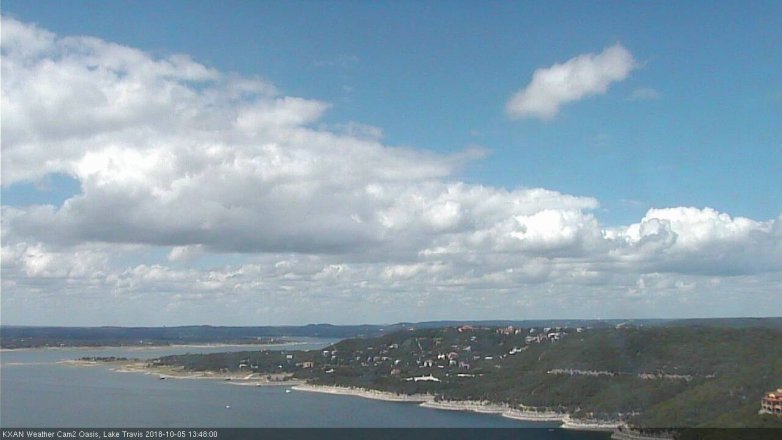 Lake Travis webcam, October 5, 2018 12:50 PM CT
