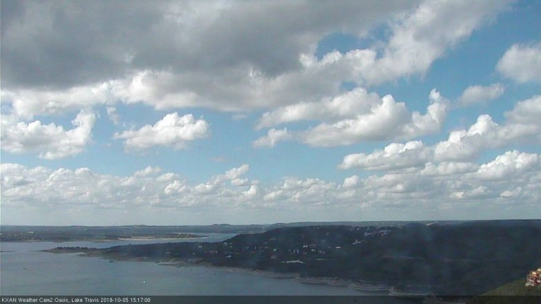 Lake Travis webcam, October 5, 2018 2:20 PM CT