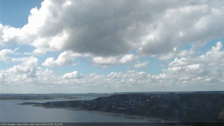 Lake Travis webcam, October 5, 2018 2:25 PM CT
