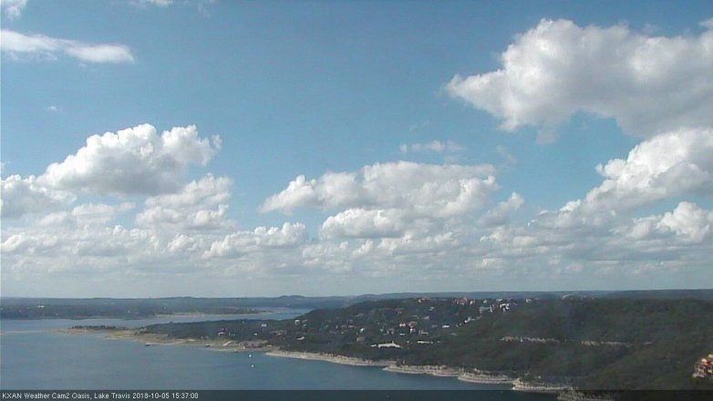 Lake Travis webcam, October 5, 2018 2:40 PM CT