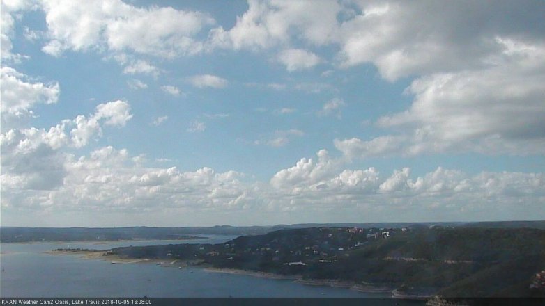 Lake Travis webcam, October 5, 2018 3:10 PM CT