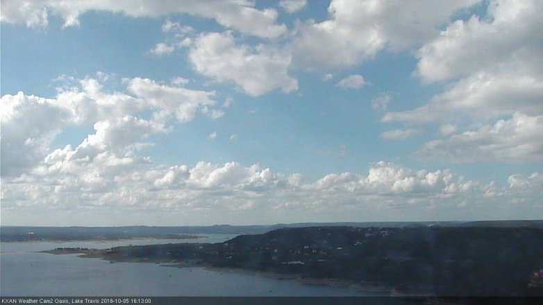 Lake Travis webcam, October 5, 2018 3:15 PM CT