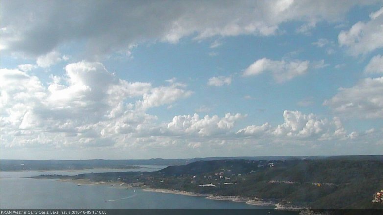 Lake Travis webcam, October 5, 2018 3:20 PM CT