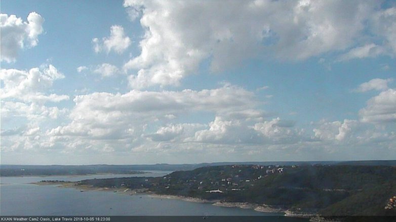 Lake Travis webcam, October 5, 2018 3:25 PM CT
