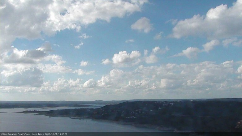 Lake Travis webcam, October 5, 2018 3:35 PM CT
