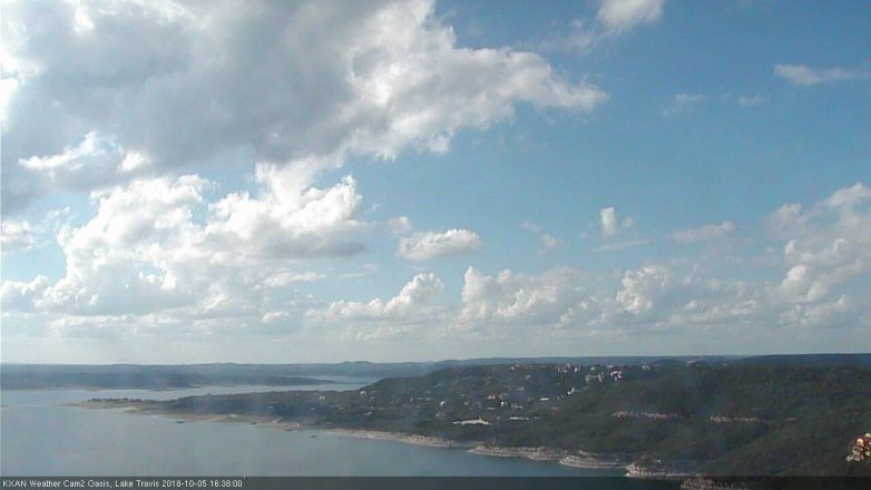 Lake Travis webcam, October 5, 2018 3:40 PM CT