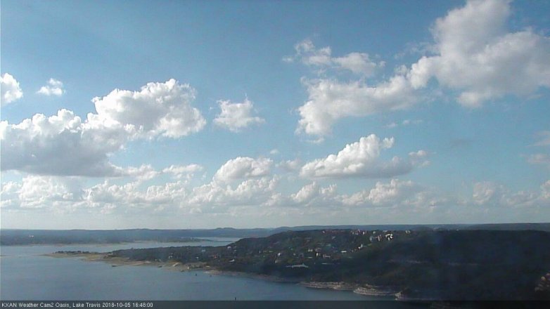 Lake Travis webcam, October 5, 2018 3:50 PM CT