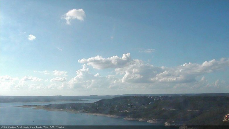 Lake Travis webcam, October 5, 2018 4:20 PM CT