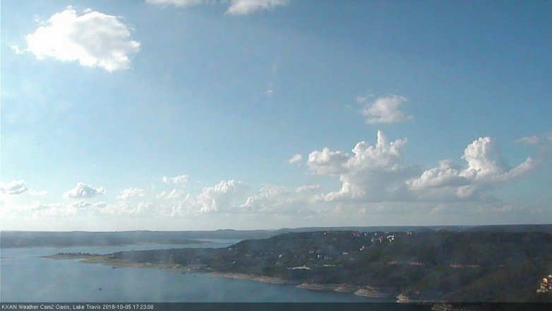 Lake Travis webcam, October 5, 2018 4:25 PM CT