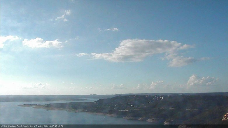 Lake Travis webcam, October 5, 2018 4:50 PM CT
