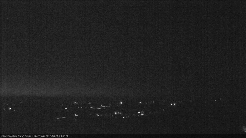Lake Travis webcam, October 5, 2018 7:10 PM CT