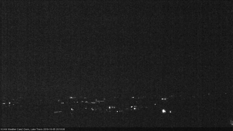 Lake Travis webcam, October 5, 2018 7:20 PM CT
