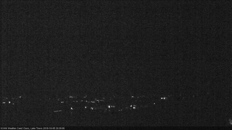 Lake Travis webcam, October 5, 2018 7:40 PM CT