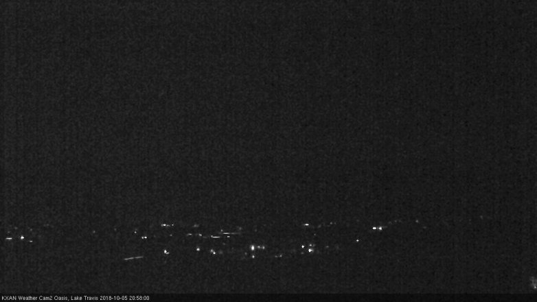 Lake Travis webcam, October 5, 2018 8:00 PM CT