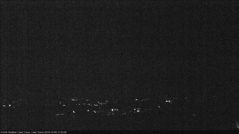 Lake Travis webcam, October 5, 2018 8:05 PM CT