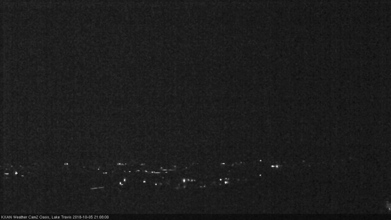 Lake Travis webcam, October 5, 2018 8:10 PM CT