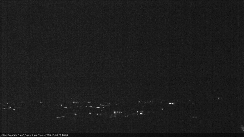 Lake Travis webcam, October 5, 2018 8:15 PM CT