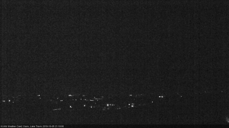 Lake Travis webcam, October 5, 2018 8:20 PM CT