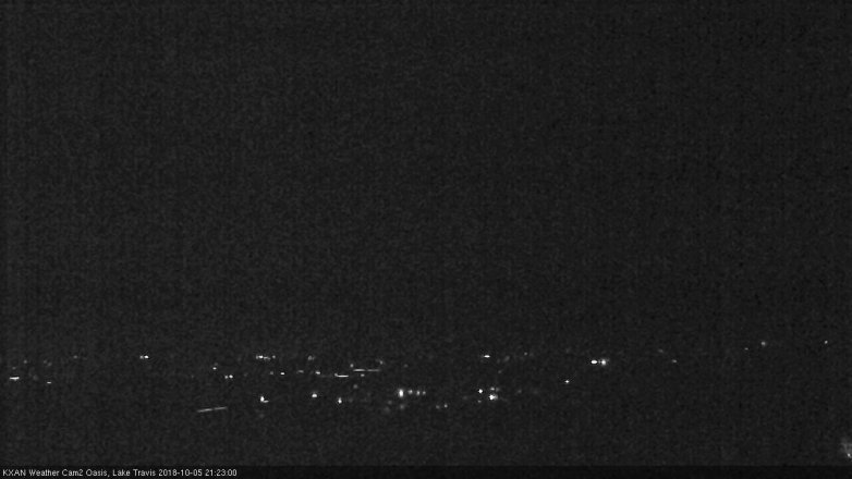 Lake Travis webcam, October 5, 2018 8:25 PM CT