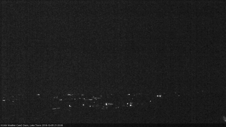 Lake Travis webcam, October 5, 2018 8:35 PM CT