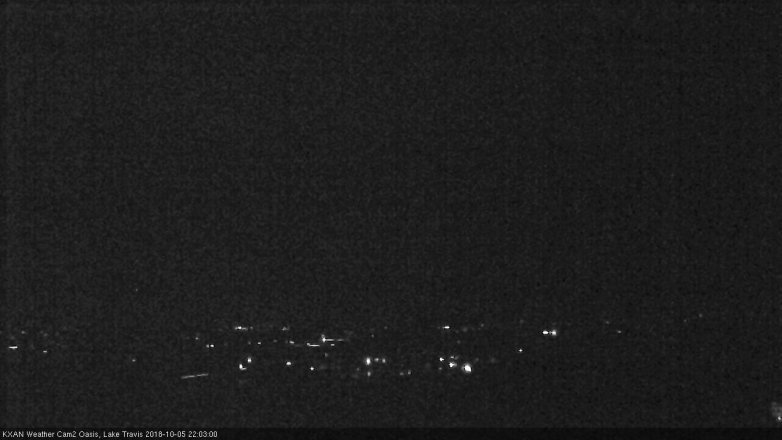 Lake Travis webcam, October 5, 2018 9:05 PM CT