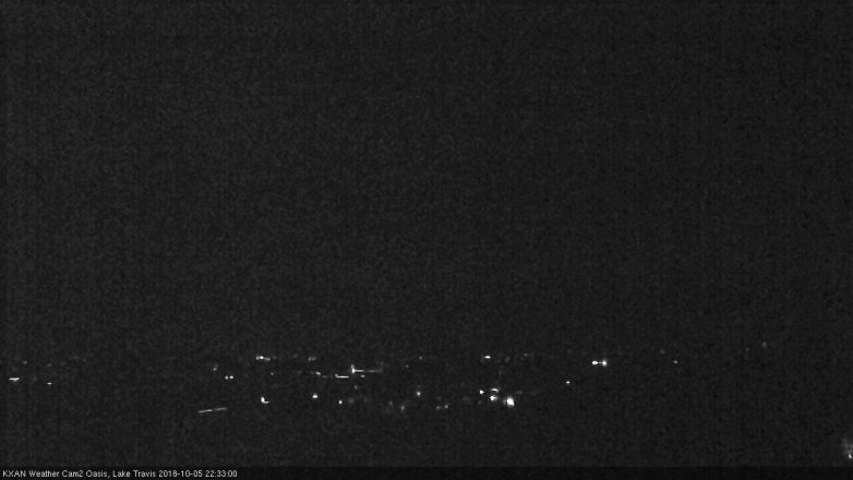 Lake Travis webcam, October 5, 2018 9:35 PM CT