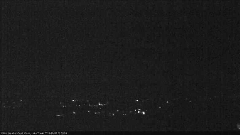 Lake Travis webcam, October 5, 2018 10:05 PM CT