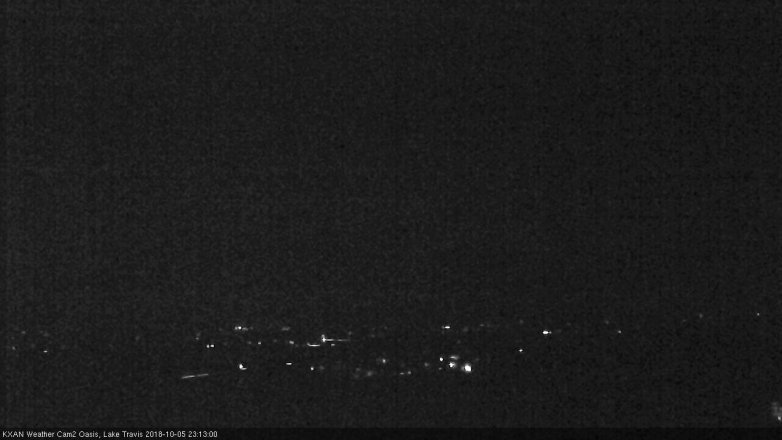 Lake Travis webcam, October 5, 2018 10:15 PM CT