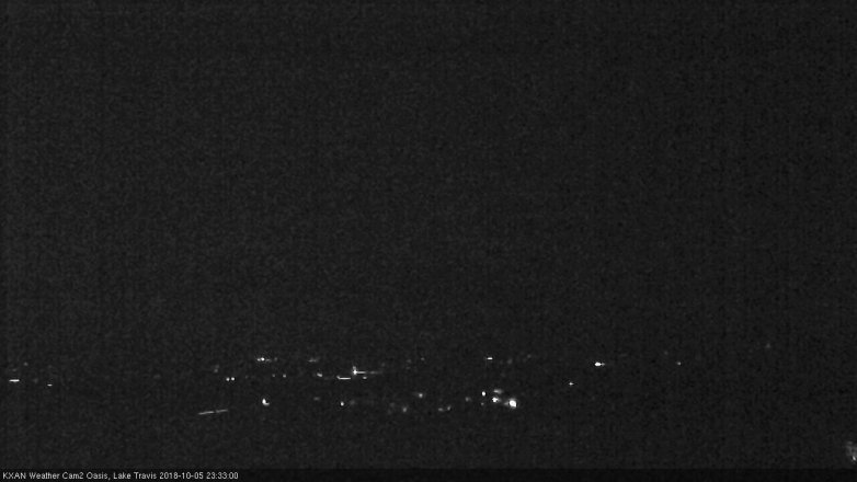 Lake Travis webcam, October 5, 2018 10:35 PM CT