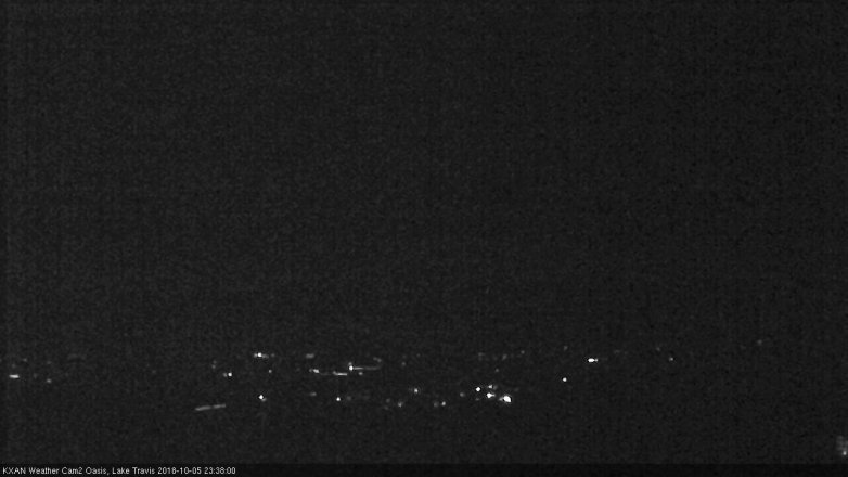 Lake Travis webcam, October 5, 2018 10:40 PM CT