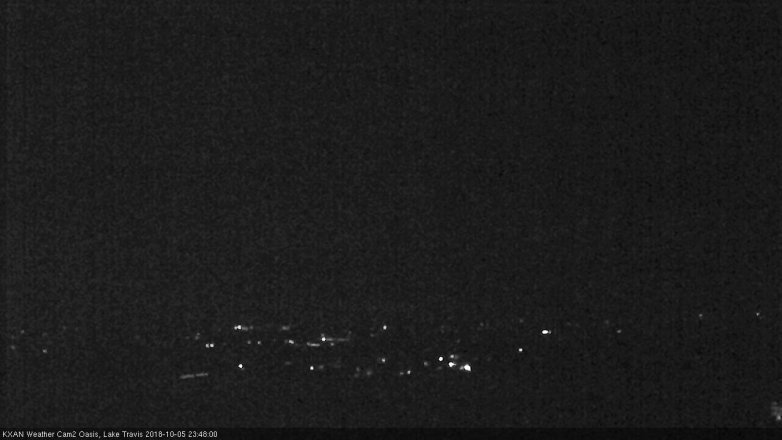 Lake Travis webcam, October 5, 2018 10:50 PM CT