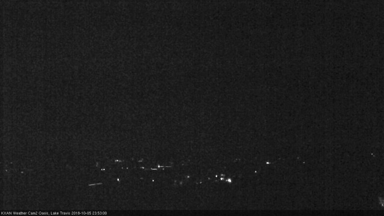 Lake Travis webcam, October 5, 2018 10:55 PM CT