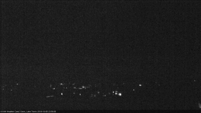 Lake Travis webcam, October 5, 2018 11:00 PM CT