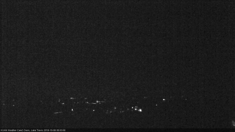 Lake Travis webcam, October 5, 2018 11:05 PM CT