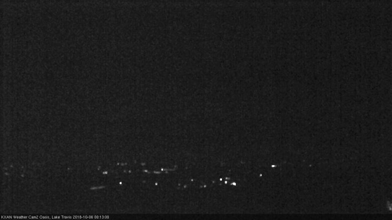 Lake Travis webcam, October 5, 2018 11:15 PM CT