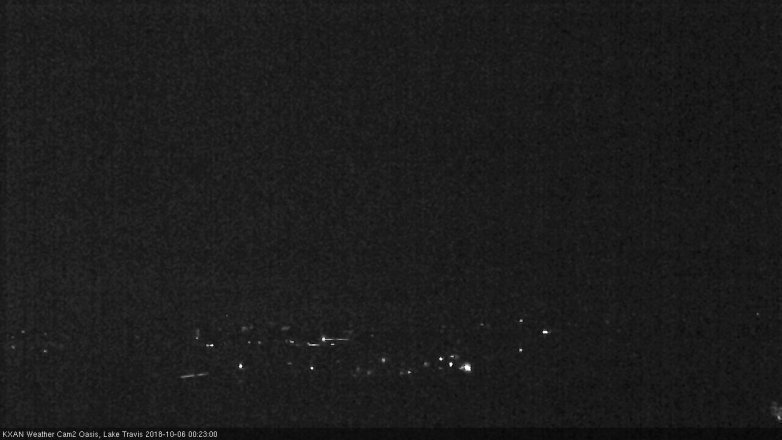 Lake Travis webcam, October 5, 2018 11:25 PM CT