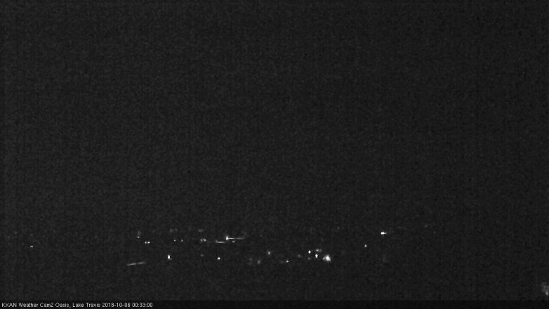 Lake Travis webcam, October 5, 2018 11:35 PM CT