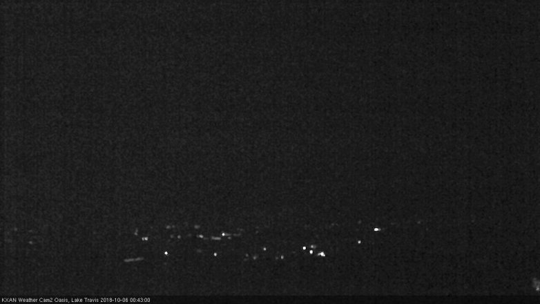 Lake Travis webcam, October 5, 2018 11:45 PM CT
